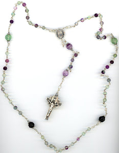 Fluorite Stone Rosary