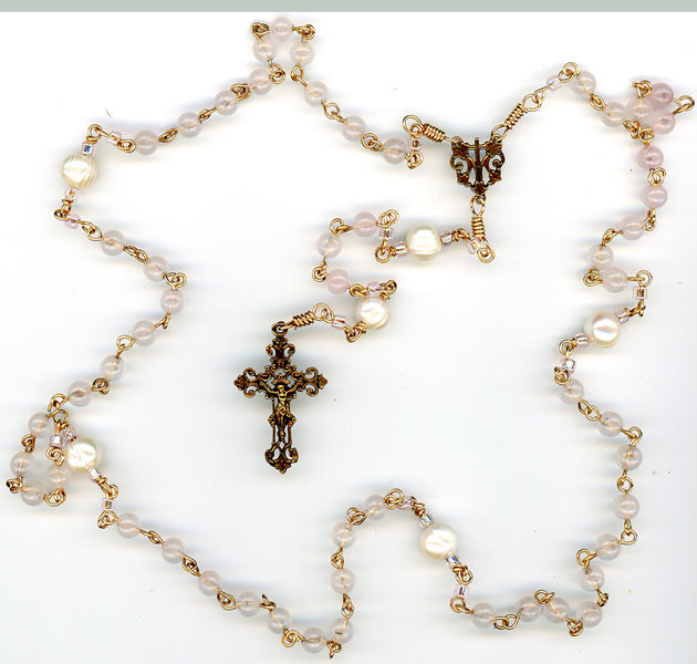 A Sweet Rosary for a First Holy Communion