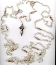 Star's 15 decade antique crystal Rosary