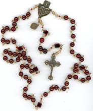 Carnelian Rosary in Bronze