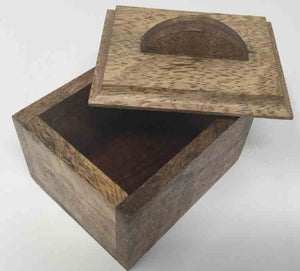 Mango Wood Rosary Box