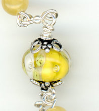 Yellow Jade Rosary Beads